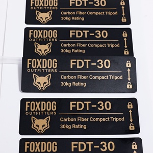 Waterproof Black PVC Gold Logo <strong>Sticker</strong> Your Logo Custom <strong>Printing</strong> 3D Gold Foil Round <strong>Sticker</strong> with Matte Lamination - Product Image 1