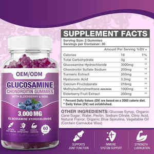 OEM Bonbons pour les os et les articulations Gummies sans sucre Antioxydant pour les articulations <span class=keywords><strong>Glucosamine</strong></span> et calcium Chondroïtine Gummies MSM Suppléments - Product Image 3