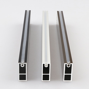 Clothes <b>Rod</b> Furniture Wardrobe Tube Hanging Clothes Through <b>Rod</b> Seat Tube Aluminum Clothes Drying Rail Fashion Hot Style Simple - Product Image 3