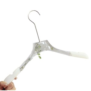 Acrylic clothes hangers, special for women's clothing stores, non-slip transparent plastic clothes hangers, trouser hangers, - Product Image 4