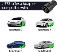 Adaptateur de chargeur EV en promotion, 60 ampères / 250 V AC, J1172 Type 1 vers prise TPC, adaptateur de charge J1772 vers Tesla