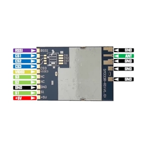 Módulo Receptor de Video FPV 3.3G SM333R VRX - Receptor de Código Abierto con RSSI - Product Image 2