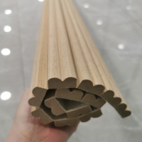 Panneaux de tambour flexibles demi-ronds panneau de décoration murale cannelé panneau mural en placage de bois