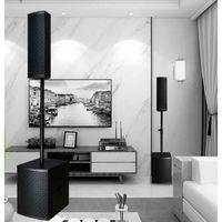 Sistema de Sonido Profesional para Fiestas con Subwoofer de 10/12 Pulgadas, Sistema de Altavoces PA, Altavoces Activos de Columna Line Array para Espectáculos y Fiestas