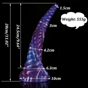 LUUK New Purple Fantasy <b>Dildo</b> with Strong Sucker Scale Anal Plug for Women Men Sex Toys Octopus Anus Plug Adult Sexy Games - Product Image 3