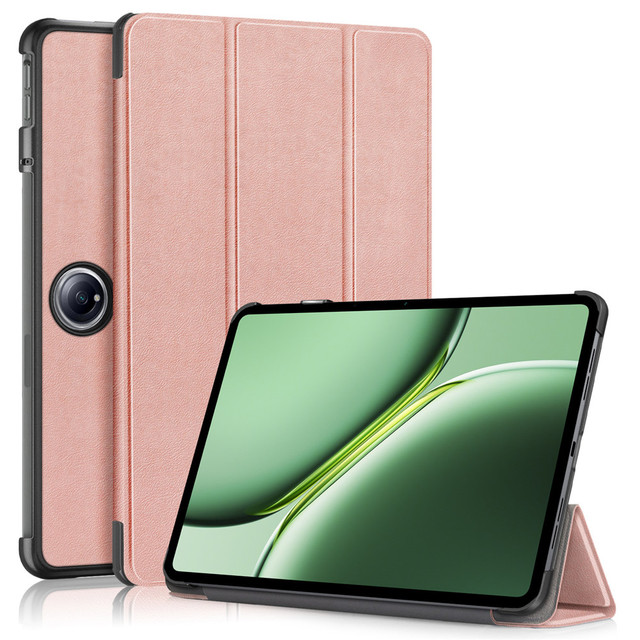 Smart Cover Auto Wake/Sleep PU Leather Tri-fold Stand PC Protective Tablet Flip Covers for OnePlus Pad Pro 12.1 Inch