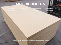 MDF brut en gros 1220x2440x18mm