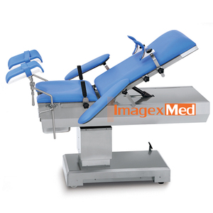 Cama obstétrica eléctrica médica con tablero de pierna deslizante para uso ginecológico - Product Image 3