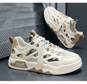 <span class=keywords><strong>Zapatillas</strong></span> deportivas informales para <span class=keywords><strong>hombre</strong></span>, calzado deportivo para correr y caminar, tejido con mosca, bajo pedido mínimo, novedad - Product Image 3