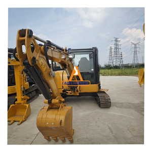 Excavadora utilisé Caterpillar CAT 303.5, pouce d'excavatrice CAT 303.5 303.5ECR avec lame de bulldozer et chenille en caoutchouc - Product Image 5