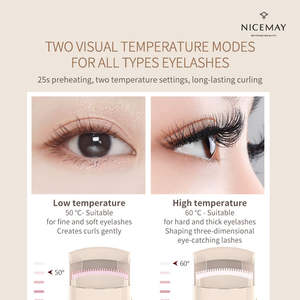Professional Rechargeable Eyelash <b>Curler</b> <b>Heated</b> Lash Lift Makeup Tool Long Lasting Mini Portable Electric Eyelash <b>Curler</b> - Product Image 6