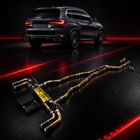 Tuyaux d'échappement Catback pour BMW M3 E90/E92/E93 4.0L 2007-2013 en titane, sortie quadruple, puissance améliorée