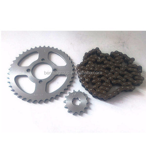 HF motocicleta 110CC AX <span class=keywords><strong>100</strong></span> motocicleta repuestos 1045 acero piñón y <span class=keywords><strong>cadena</strong></span> AX100 Repuestos De Motos 428H <span class=keywords><strong>Cadena</strong></span> Para Moto - Product Image 3