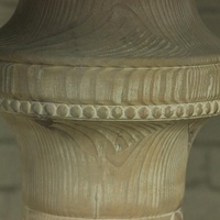 Meubles de maison de style français, table à manger classique en bois massif, table ronde de style nordique pour restaurant