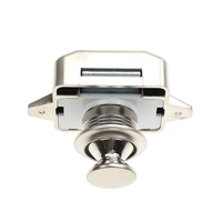 YH3004 petit bouton poussoir RV caravane bateau tiroir loquet ABS matériel serrure à mortaise pour porte d'armoire de placard