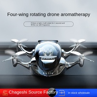 Décorations de voiture pour hommes haut de gamme Drones de parfum d'aromathérapie à énergie solaire Cool Nouveaux modèles Accessoires en plastique