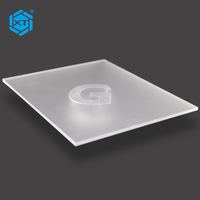 XINTAO 4x8 pieds feuille acrylique transparente givré PMMA couleur Perspex feuilles de plastique mat