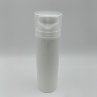 Bouchon à rabat de luxe blanc et champagne acrylique bouteille d'émulsion sous vide flacon pulvérisateur ensemble de soins de la peau bouteille en plastique