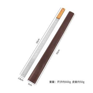 Regla/medidor de acero inoxidable forjado, engrosado y templado de Longquan, herramienta portátil multifuncional de autodefensa - Product Image 1