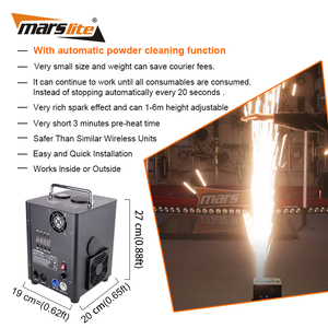 Machine à étincelles DMX Marslite 600W, équipement de scène, étincelles de feu froides - Product Image 3