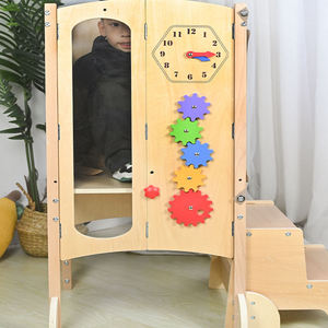Hot Foldable Wooden Montessori Activity Tower Modern Step <b>Stool</b> Helper <b>for</b> Toddler Kids Babies Learn <b>Bedroom</b> <b>for</b> Boys Girls - Product Image 4