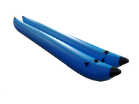 250x55Cm Durable 1.2mm PVC Gonflable Ponton Banane Tubes Bouée pour DIY Bateau Plate-Forme