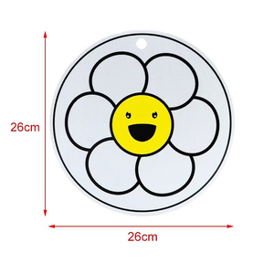 Tapis de protection rond en silicone <span class=keywords><strong>pour</strong></span> cuisinière à induction, résistant à la chaleur, anti-taches d'huile, antidérapant, anti-rayures - Product Image 2