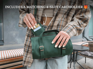 Vintage Leather Barrel Bag for Women <b>Small</b> Retro Crossbody <b>Purse</b> Handmade Shoulder Handbag Personalized Gift for Her - Product Image 6