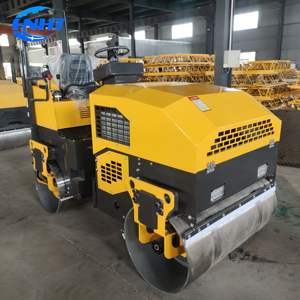 Rodillo hidráulico para suelo y asfalto, mini rodillo, maquinaria de construcción, rodillo pequeño para montar en rueda de acero Doble - Product Image 2