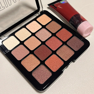 Paleta <span class=keywords><strong>de</strong></span> Maquillaje <span class=keywords><strong>de</strong></span> 18 Colores con Sombras <span class=keywords><strong>de</strong></span> Ojos en Polvo Perlado Mineral Mate, Tonos Cálidos Neutros Vintage, Iluminador y Contorno - Product Image 5