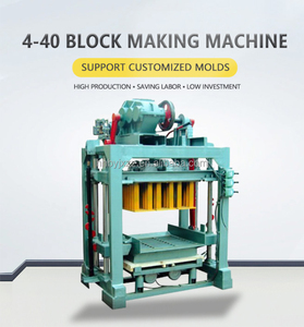 4-40 <strong>Block</strong> <strong>Making</strong> <strong>Machine</strong> Semi Automatic Brick <strong>Making</strong> Machinery - Product Image 2