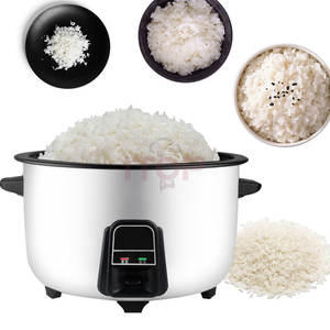 Olla <span class=keywords><strong>Arrocera</strong></span> Comercial de 33L con Forma de Tambor, Equipo de Catering al por Mayor, Olla Interior Antiadherente con Vaporera - Product Image 3