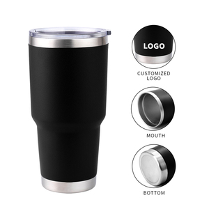 Custom Logo Vacuum Insulated Wine <strong>Glasses</strong> <strong>Stainless</strong> Steel Stemless Wine Tumbler with Lid - Product Image 6