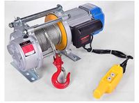 Nouvelle grue à simple ou double vitesse 1 tonne 1,5 tonne 2 tonnes, treuil élévateur 380V/220V électrique en aluminium avec télécommande sans fil Hebei