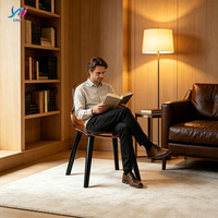 Chaise de bar moderne en résine transparente de luxe, meubles artisanaux pour les espaces commerciaux, les hôtels, les salles à manger, les salons