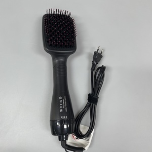 Brosse à cheveux électrique avec réglages de chaleur ajustables, 3 niveaux de température, alimentée par batterie, pour le lissage et le coiffage à domicile - Product Image 6