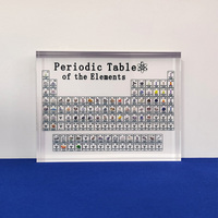 Periodentisch Acrylblock Periodentisch-Anzeige mit Oberflächen-UV-Druck Chemie Periodendagramm