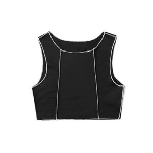 2026 spring/<b>summer</b> new base <b>tank</b> <b>top</b> sexy and versatile solid color slim fit short vest wholesale - Product Image 3