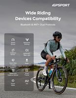 Komputer sepeda BSC200 baru dengan sistem penentuan posisi global ANT+ speedometer sepeda navigasi rute komputer sepeda