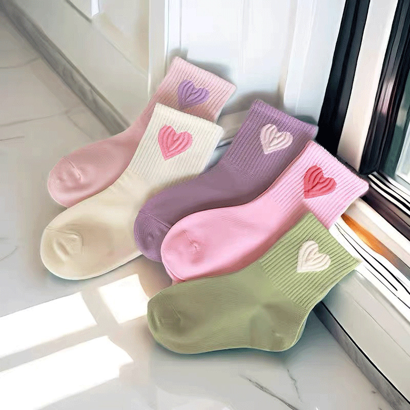 Mesh Cotton Socks with Grip Pilates