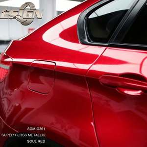 Rollo de envoltura de vinilo de PVC rojo con alma metálica superbrillante, pegatinas de corte personalizado para coche, cambio de Color, antiarañazos, a prueba de UV, autocuración antigua - Product Image 5