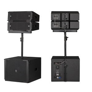 Active <strong>Line</strong> <strong>Array</strong> Speaker System - Professional High-<strong>Power</strong> Performance Audio for Large Events/Outdoor Shows/Stage PA - Product Image 1