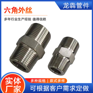 Raccords de tuyauterie rigides haute pression à double filetage mâle hexagonal en acier inoxydable Hebei Longben - Product Image 4