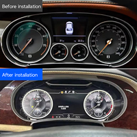 Afficheur numérique de tableau de bord pour Bentley Bentayga 2017-2019, mise à niveau du combiné d'instruments et du compteur de vitesse