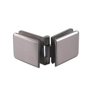 Tùy Chỉnh Có Thể Điều Chỉnh Vòi Hoa Sen Cửa Kẹp Phổ Brass Kính Cửa Kẹp 180 ° Vuông Kính Sửa Chữa Khung Kết Nối - Product Image 2