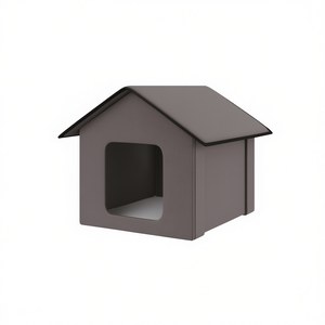 Cuccia Semplice in Plastica per Gatti, Arredo per Animali Domestici da Interno per Piccoli Amici Felini, Design Confortevole per Tutte le Stagioni - Product Image 1