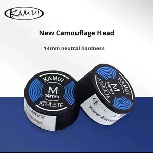 Nouvelle pointe de queue de <span class=keywords><strong>billard</strong></span> KAMUI Blue Label 14 mm édition sport en peau de porc - Pointe de <span class=keywords><strong>billard</strong></span> professionnelle dureté neutre pour un contrôle amélioré - Product Image 4