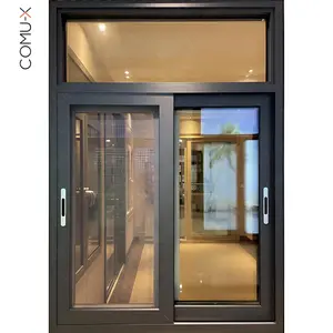 Modernes Design Aluminium-Schiebefenster winddichte Schiebefenster für Villa