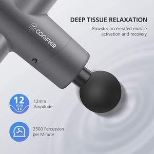 Pistolet de <span class=keywords><strong>massage</strong></span> à batterie au lithium avec boîte chauffante et de transport pour le cou, le dos, les jambes et le corps entier Conception portable sans fil - Product Image 4