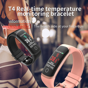 Bracelet intelligent T4 avec moniteur de fréquence cardiaque et de <span class=keywords><strong>pression</strong></span> <span class=keywords><strong>artérielle</strong></span>, tracker d'activité, bracelet connecté pour Fitbits, <span class=keywords><strong>montre</strong></span> intelligente - Product Image 2